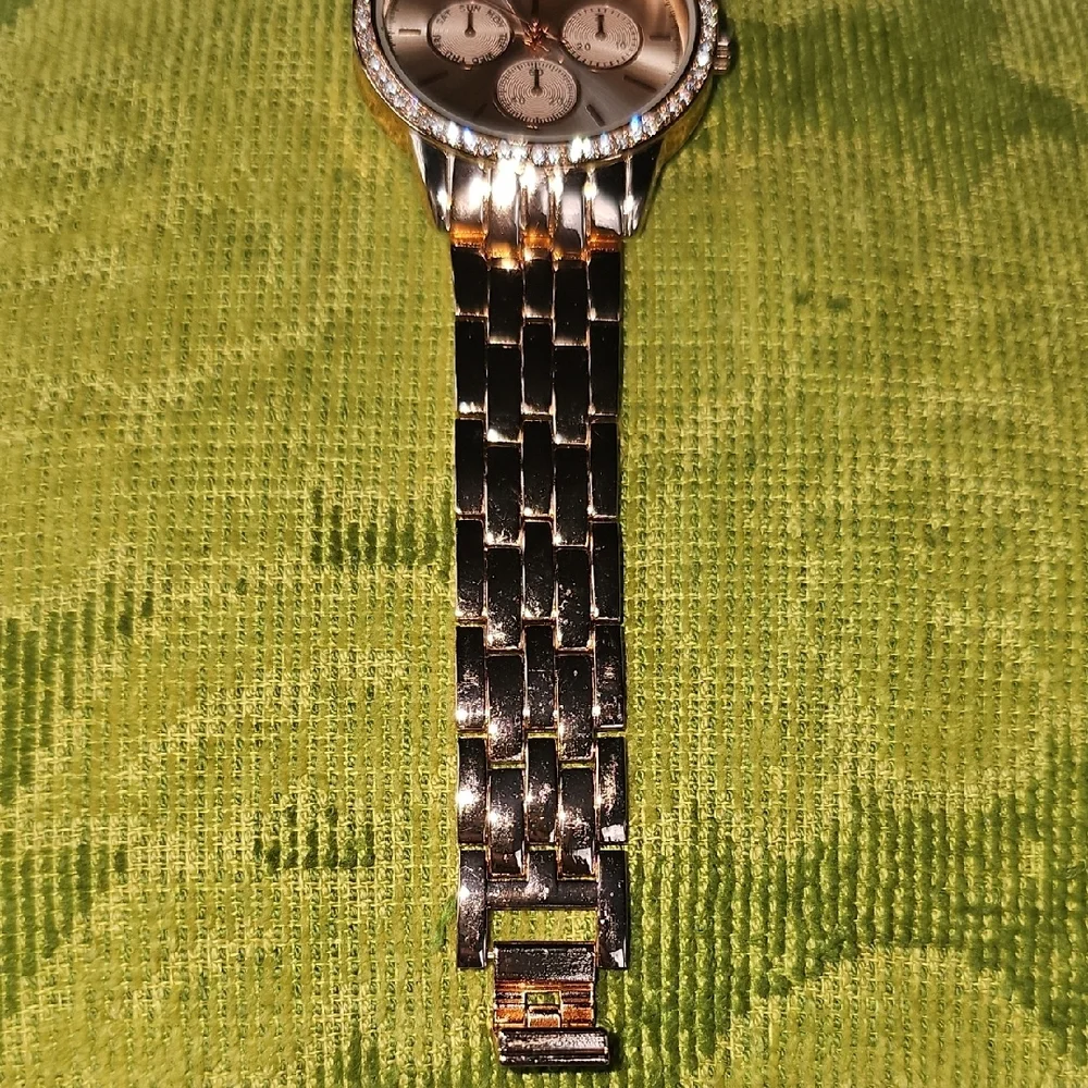 Rose Gold Watch  Link Bracelet Like New Accessories Quartz Women Men